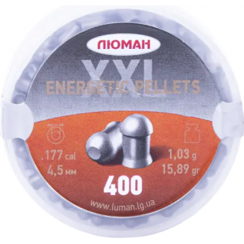Пуля пневматическая ENERGETIC PELLETS XХL, 1,03 гр, 4,5 мм (400 шт.)